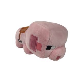 Minecraft Mojang Saddled Pig Pink Plush 7 Inch
